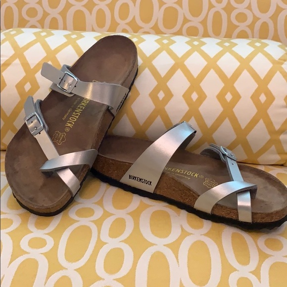 Birkenstock Shoes - New! Birkenstock mayari silver size 37, 6.5, 7